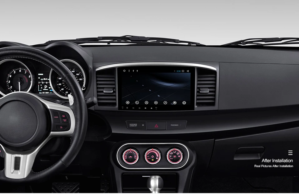 Uniway AYS1071 Android 9,0 автомобильный dvd для Защитные чехлы для сидений, сшитые специально для Mitsubishi Lancer 10,1 дюймов 2008 2009 2010 2011 2012 2013 автомобильный стерео GPS навигатор