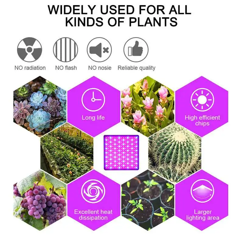 Ламсветильник светодиодная полного спектра для выращивания растений 5000 Вт 225