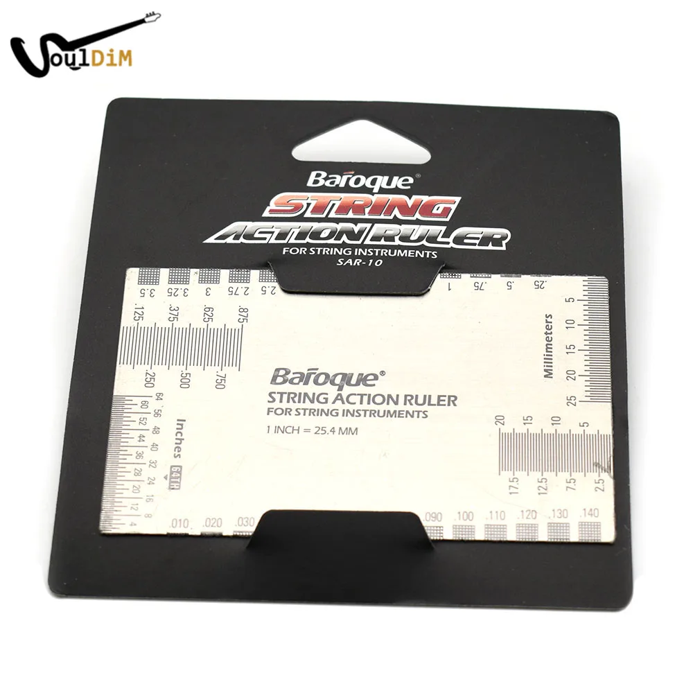 

Гитарная струна действия датчика линейка барокко бас-гитары струна тон Инструменты для ремонта струнных инструментов для струнных инструм...