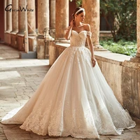 sexy sweetheart backless lace vintage wedding dresses 2021 luxury appliques beaded court train a line bridal gowns