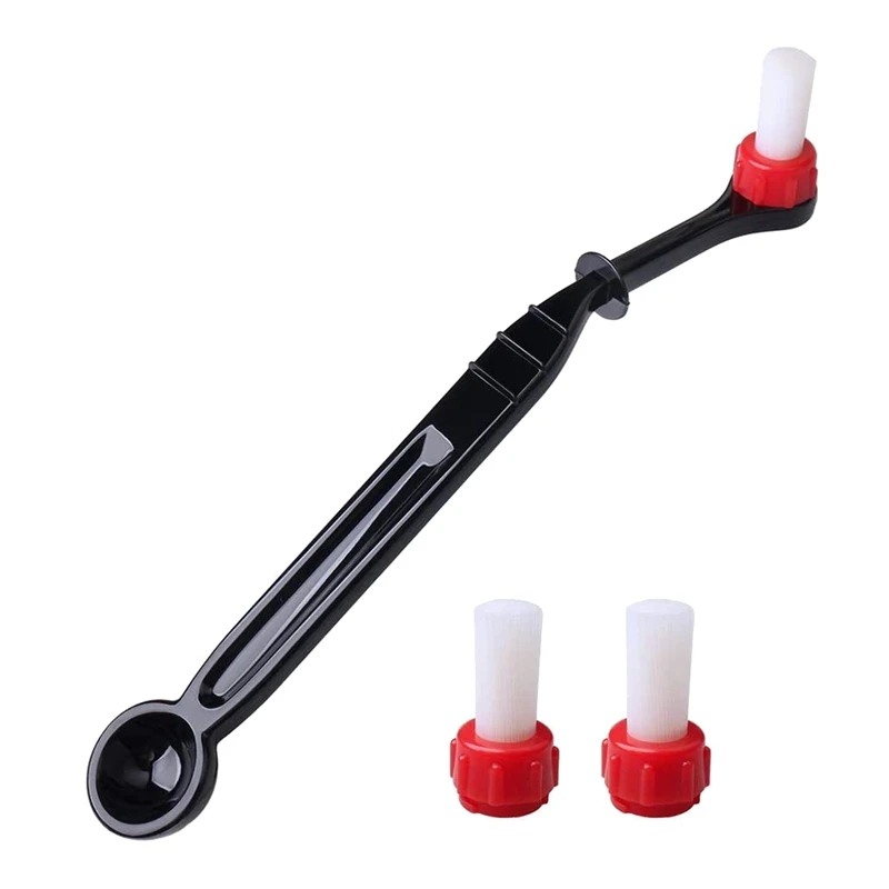 

Coffee Brush,1 Piece Nylon Coffee Brush with 2 Replaceable Brush Heads Coffee Cleaning Tool for Home and Office