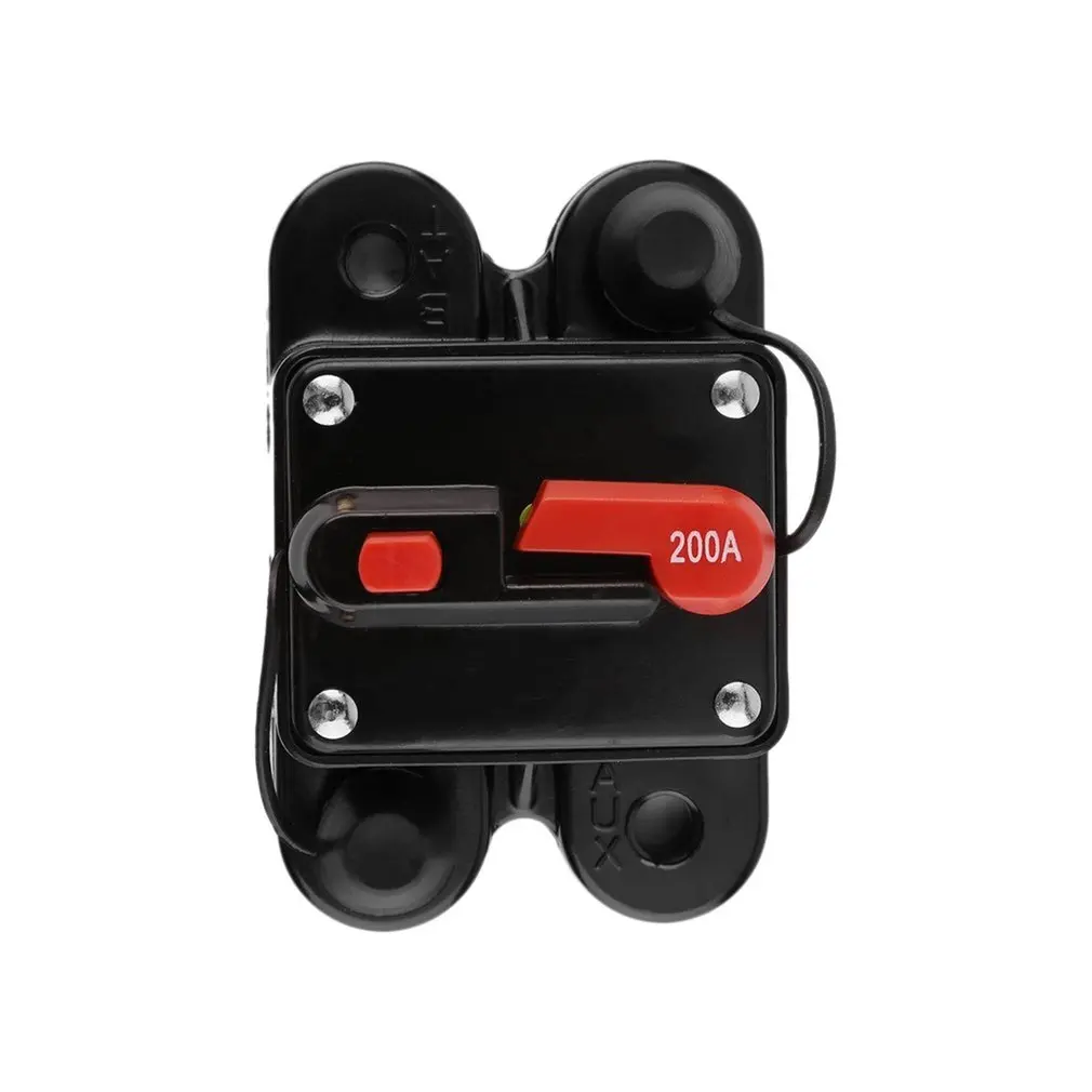 

Optional Car Audio Inline Circuit Breaker Fuse 50A 60A 80A 100A 125A 150A 200A 250A for 12V Protection SKCB-01-100A Hot Sale
