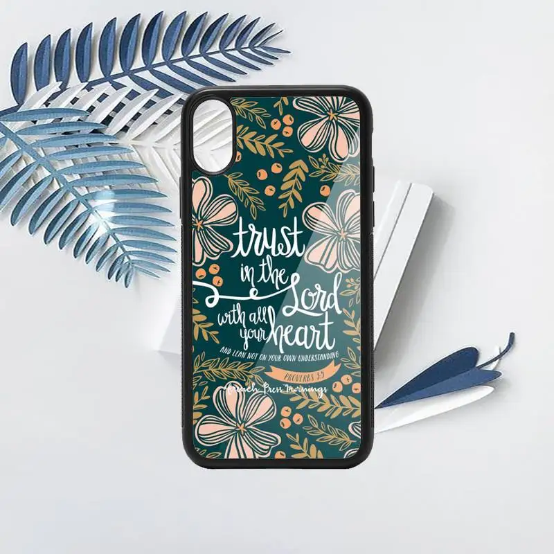 

Bible phrase Artistic aesthetics Phone Case PC for iPhone 11 12 pro XS MAX 8 7 6 6S Plus X 5S SE 2020 XR