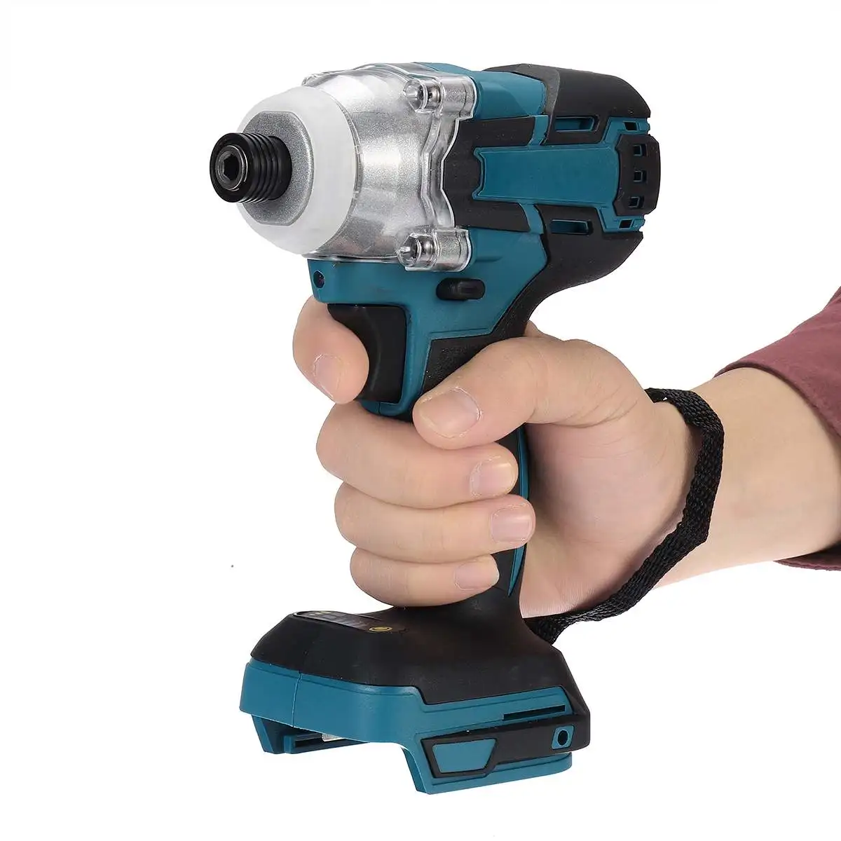 

18V Brushless Impact Wrench 1/2 inch Cordless Electric Wrench Power Tool 520N.m High Torque Rechargeable For No Makita Battery