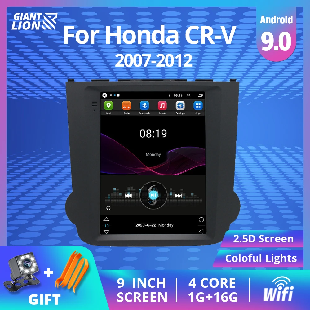 2DIN Android 9 0 автомобильное радио для Honda CRV CR V 3 RE 2006 2008 2010 2012 головное устройство