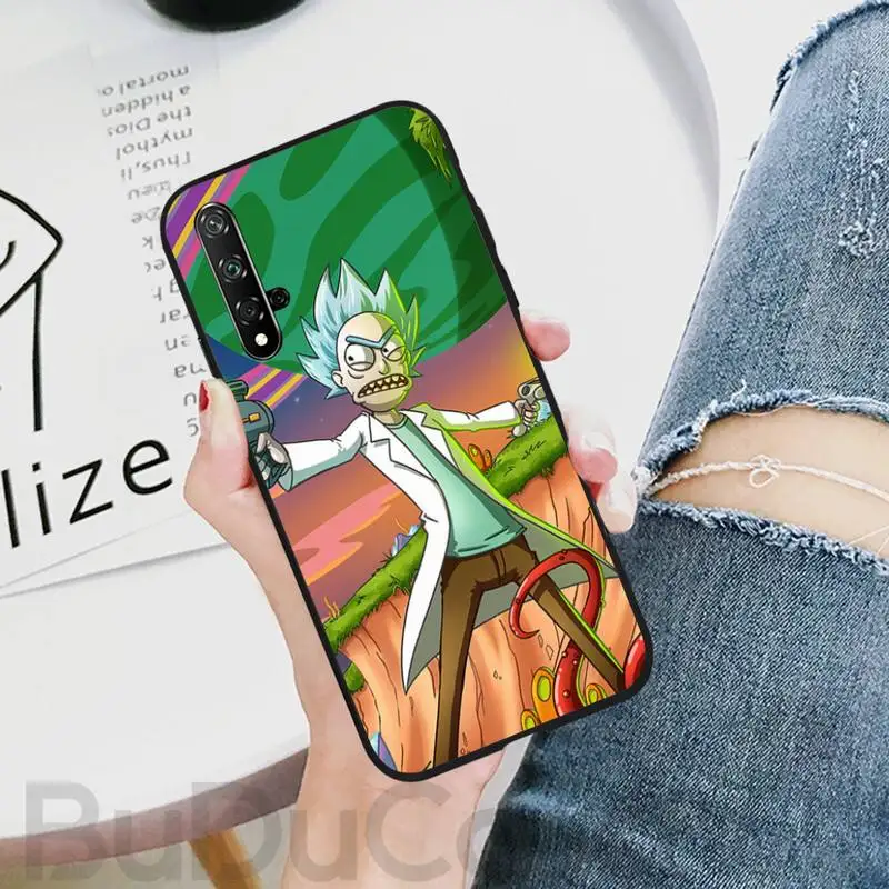 

Comie Morty Funny Rick Phone Case For Huawei Honor 8X 9 10 20 Lite 7A 8A 5A 7C 10i 20i 9X Play 8C