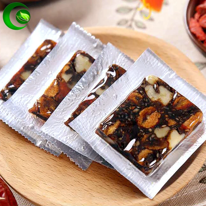 

Donkey Hide Gelatin Cake with Red Date,Wolfberry,Walnut,Donga Ready To Eat Solid Yuan Cream Beauty Supplement for Blood Ejiao