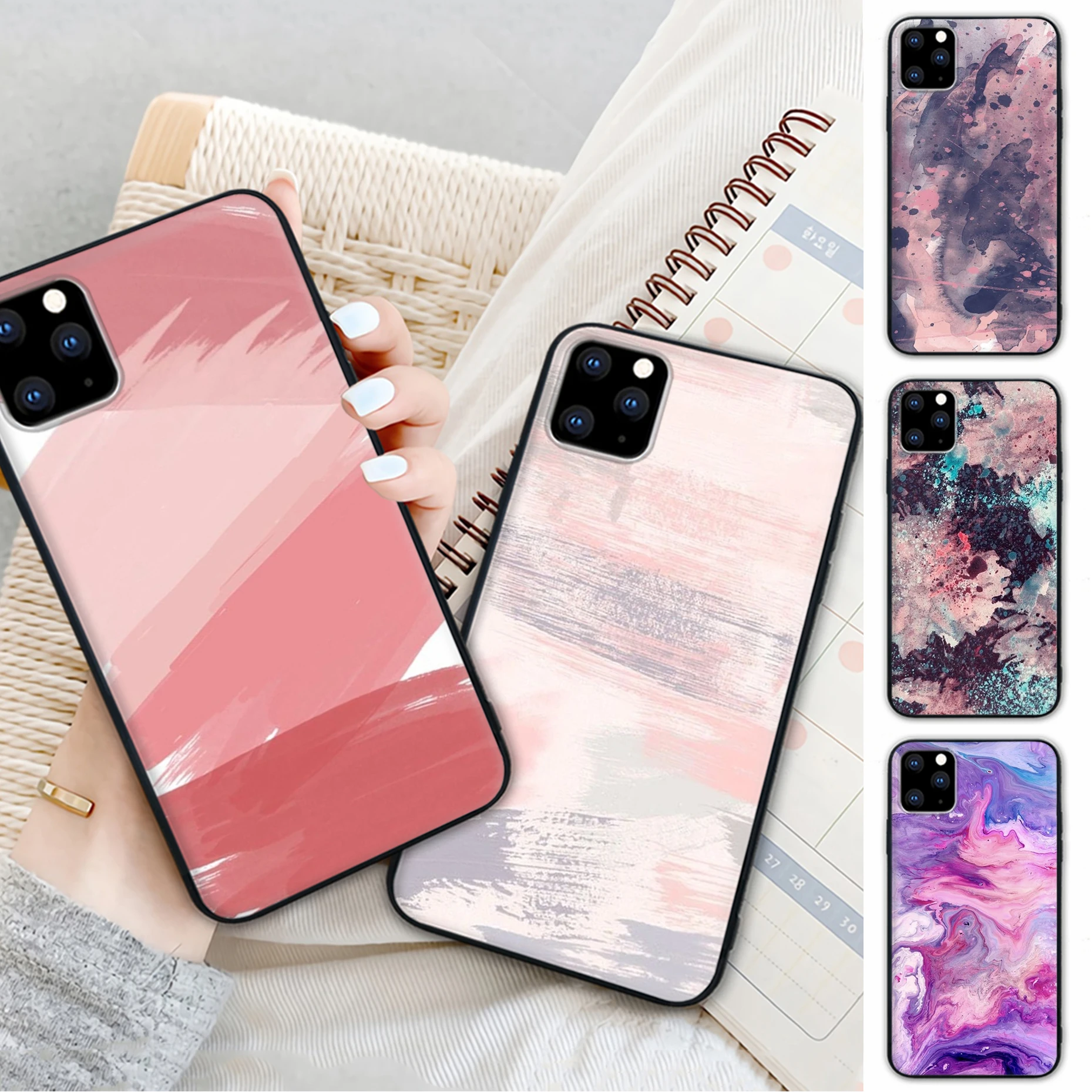 

Art Color Printting Graffiti Mobile Telephone Case For Huawei P40 P30 P20 Pro P 10 P9 Lite 2016 2017 P Smart 2019 2020 Cover