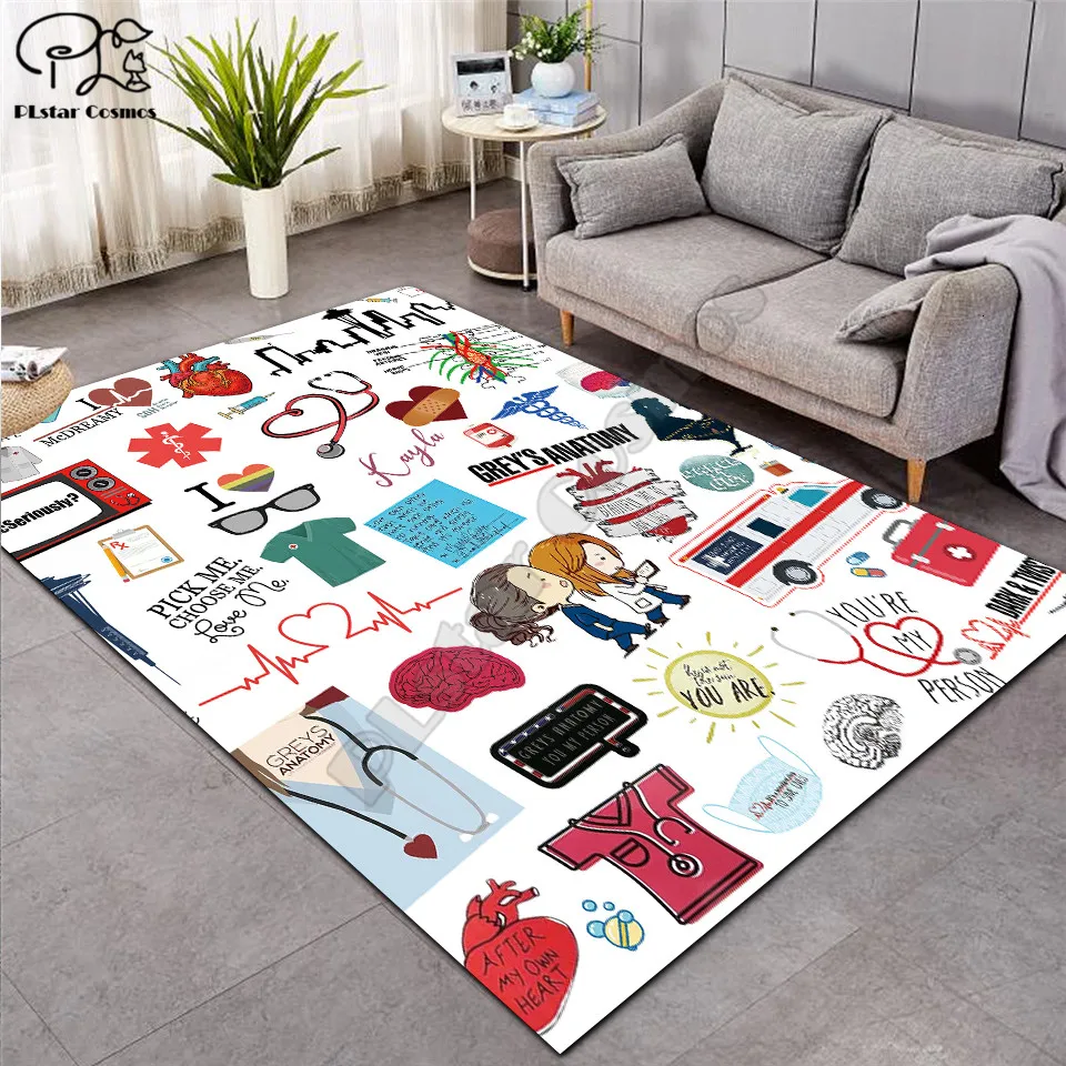 

Doctor Nurse Fashion Soft Flannel Lion 3D Printed Rugs Mat Rugs Anti-slip Large Rug Carpet Home Decoration 09