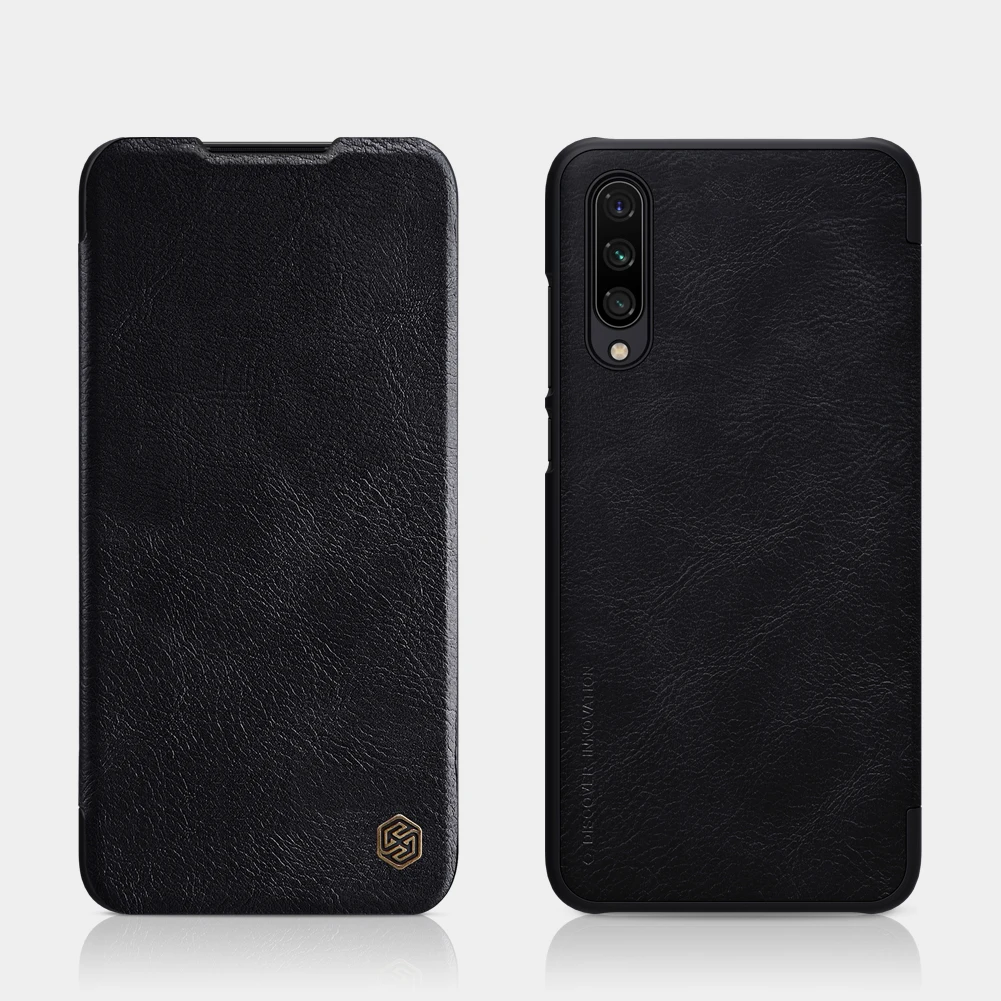 Кожаный чехол Nillkin для Xiaomi mi CC9e и mi A3 Qin серии флип Чехлы Роскошные чехлы для телефонов задняя крышка