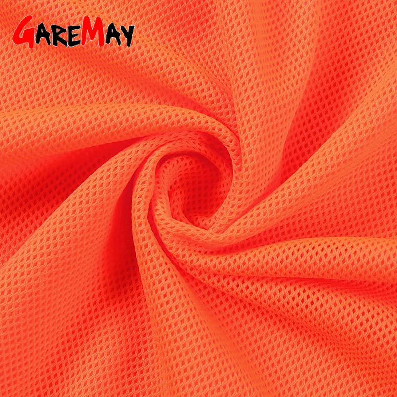 Весна лето 2020 женское Сетчатое платье с коротким рукавом и круглым вырезом