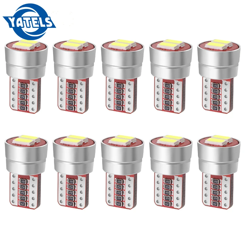 10 шт. стайлинга автомобилей авто светодиодный T10 Canbus 194 W5W 2 SMD 5630 Светодиодный
