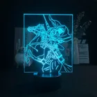 Атмосферсветильник светодиодный ночник, проектор Erwin Smith, акриловая 3D лампа, декор для вечеринки, клуба, отеля, светильник с управлением через приложение, атака на Титанов