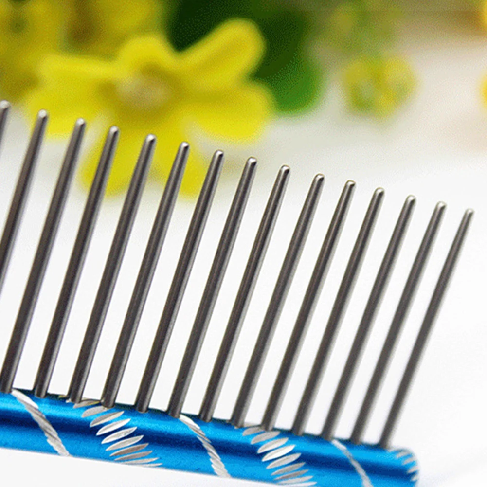 Расческа для груминга домашних питомцев собак кошек полосок блох триммер волос