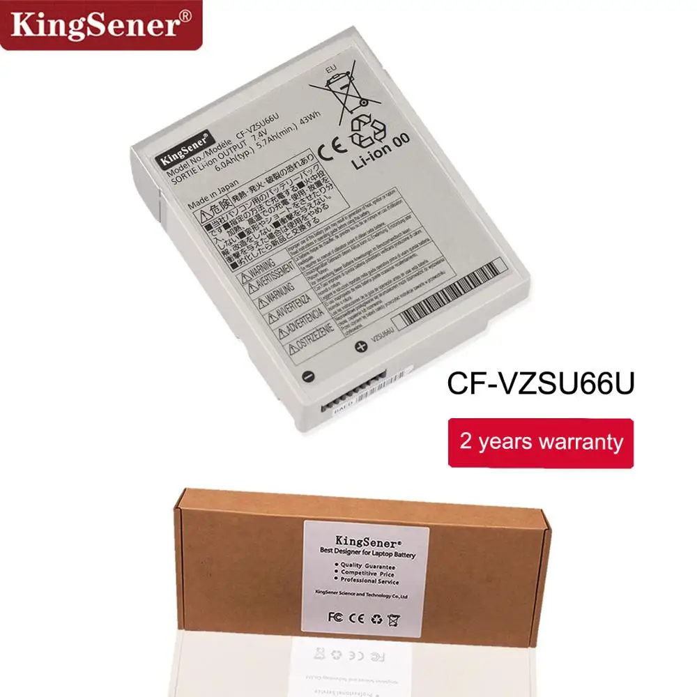 KingSener японская ячеечная новая CF-VZSU66U ноутбук Батарея для цифрового фотоаппарата Panasonic Toughbook CF-C1 CF-VZSU66 CF-VZSU66U CF-VZSU66R 7,4 V 6.0Ah