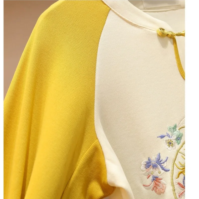 

Autumn Dress Elegant Women New Large Showing Thin Ancient Chinese Style Improved Cheongsam Vintage Embroidered Ladies Dresses