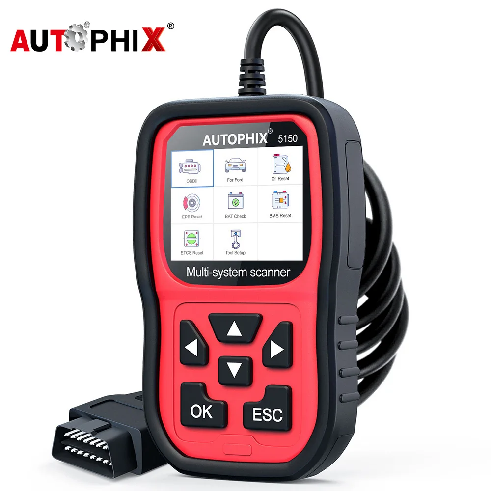 Автосканер AUTOPHIX 5150 OBD2 Автомобильный сканер с полной системой сброса масла ABS EPB BMS