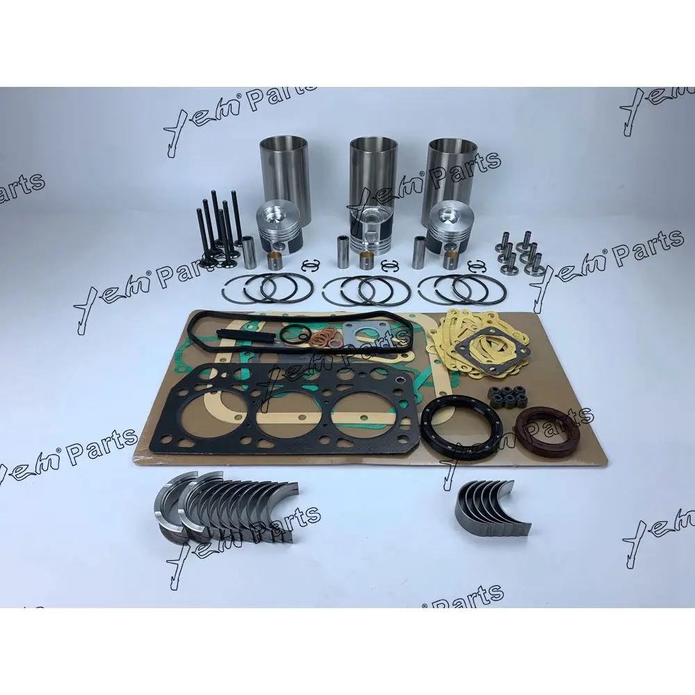 For Mitsubishi engine parts K3E K3E-DI Overhaul rebuild kit piston ring gasket set bearings | Engine