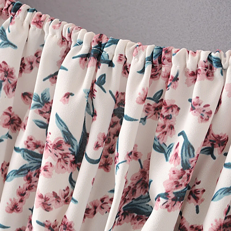 Женское элегантное мини-платье с цветочным принтом летнее милое платье коротким