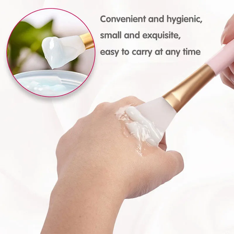 

1PCS Soft Professional Silicone Makeup Brushes Face Mask Brush Gel Head Mud Mixing Cosmetic Beauty Make up Skin Face Care Tools