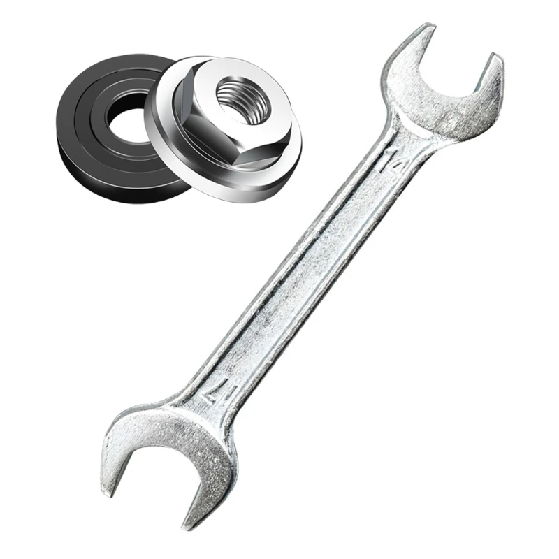 

1 Set Angle Grinder Press Plate Accessories Wrench Polishing Grinding Machine M14 M17 Hexagon Locking Flange Nut Quick