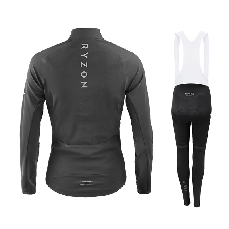 

2021 New Women Cycling Clothing Long Sleeve Bicycle Jersey Set Female MTB Bicycle Clothes Road Bib Bike Pants Set Ropa Ciclimsmo