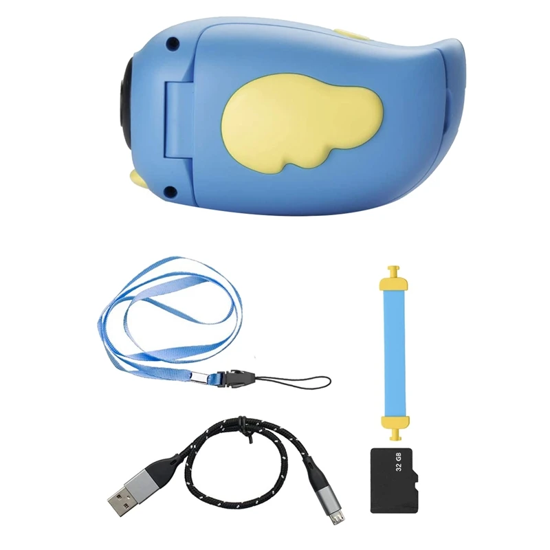 

Kids Digital Camera, Portable Children Camera for Boys Girls with 32G SD Card Greeting Card, Birthday for Kids