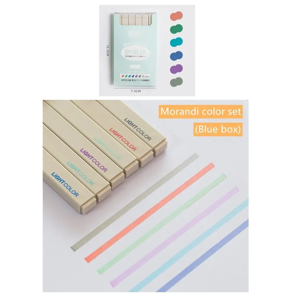 

VALIOSOPA Цветные маркеры Morandi Pastel 6 шт.