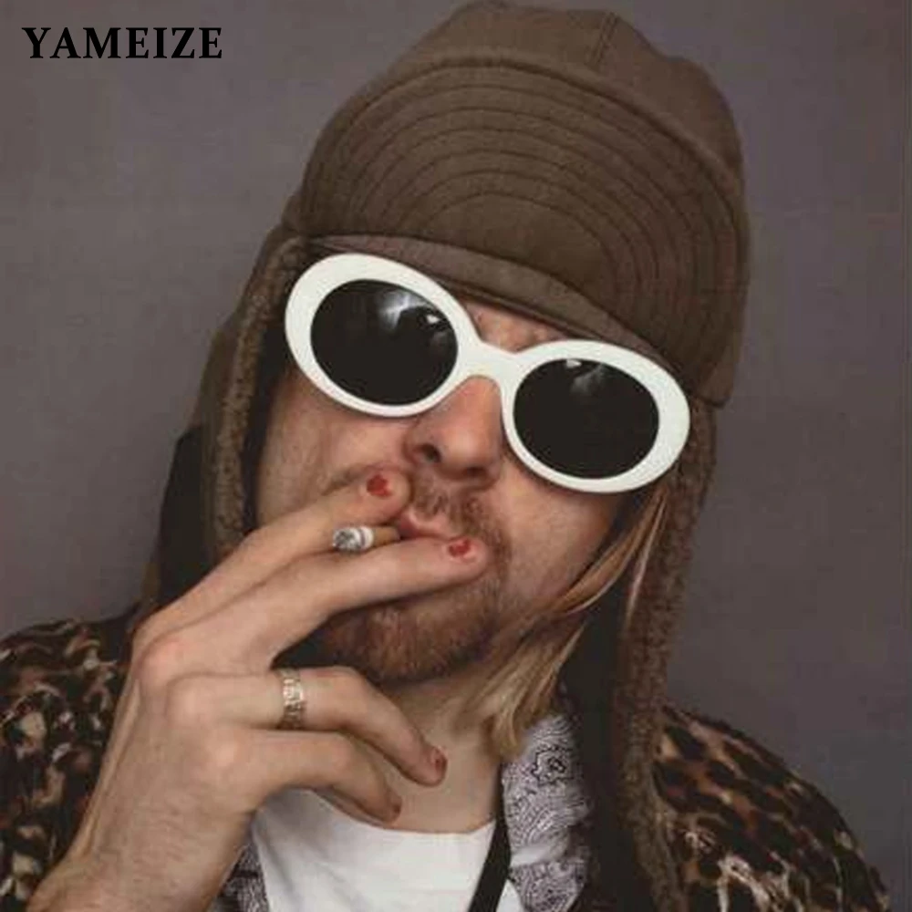 Овальные Солнцезащитные очки Yameize женские модные винтажные Ретро солнцезащитные