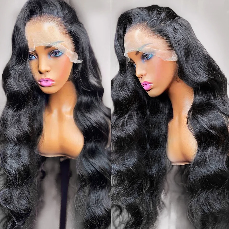 Body Wave 13X4 360 Lace Frontal Human Hair Wigs 4X4 Lace Closure Wig Loose Water Wave Lace Front Wig for Women Pre Plucked