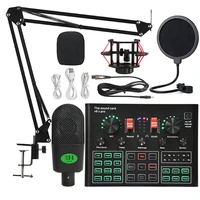 condenser microphone sound card professional studio wxh1000bm900 wireless karaoke bluetooth for tiktok youtube usb mic pc phone