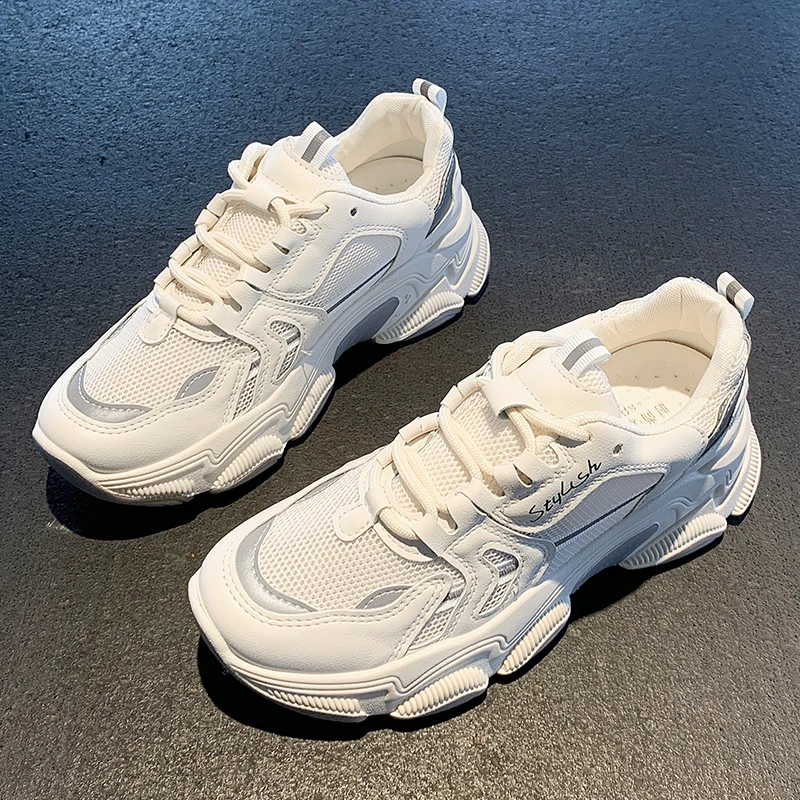 

Net shoes women's shoes summer new fashion show feet small old shoes female students thick-soled increased leisure sports shoes