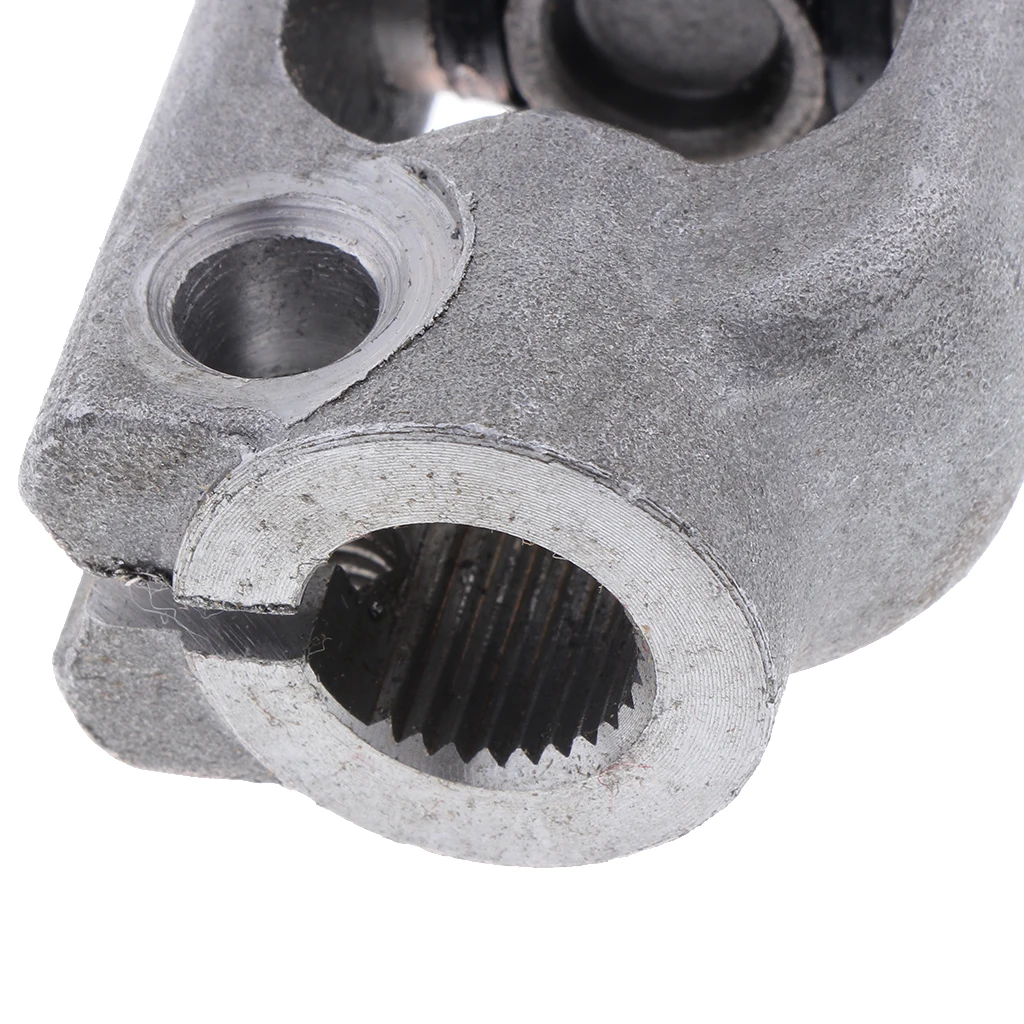 

30T 14mm Polished Steering Ball U-Joint Coupler For ATV UTV Go Golf Cart