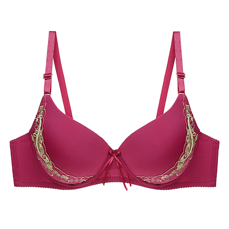 Julexy New C D Cup Sexy Women bra Sexy push up big Plus size underwear bras for women soutien gorge femme brassiere - Цвет: wine