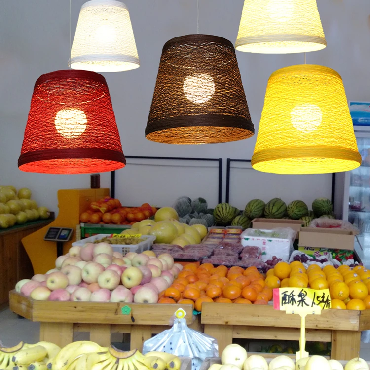 Современные подвесные светильники bambo Виноградная лоза лампа подвесной