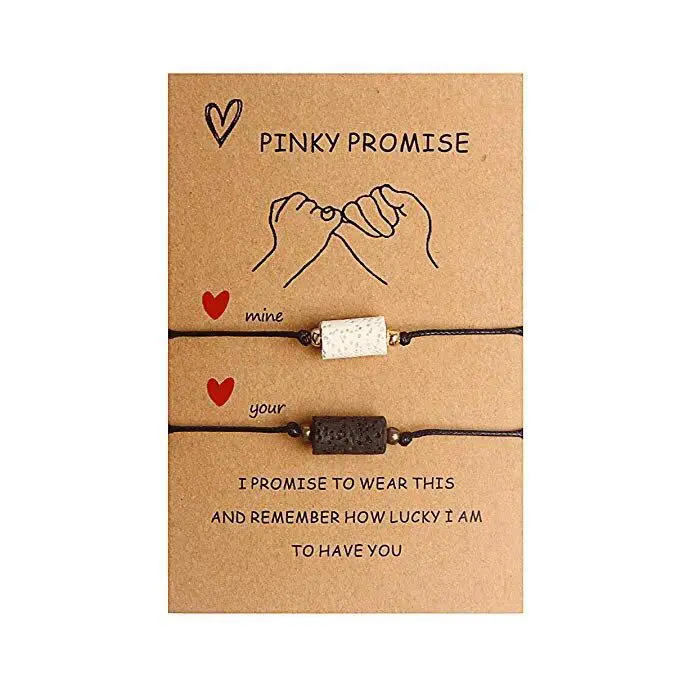 

Lava Stone Beads Bracelet DIY Essential Oil Perfume Diffuser Rope Braided Adjustable Lovers Bracelets Women Men Jewelry