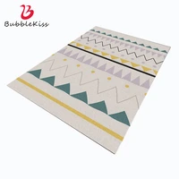 bubble kiss ethnic style rug for living room diamond geometric pattern non slip bedside decor carpet customized balcony mats