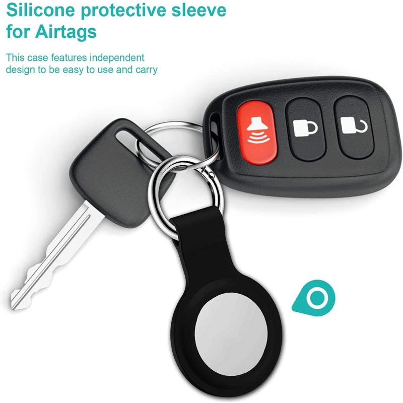 

2021 Newest Silicone Protective Case Anti-scratch For AirTags Shockproof Anti-fall Accessories Protector Cover Shell For Air Tag