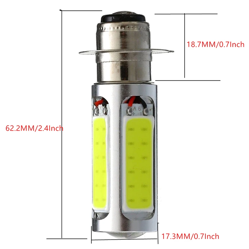 H6 P15D DC 12V Canbus противотуманная фара 12 SMD 1200LM для мотоцикла аксессуары скутера мото