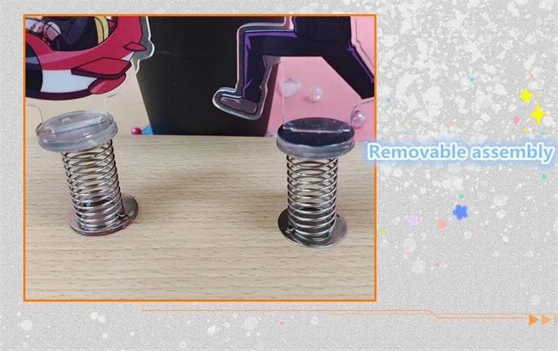 

Jujutsu Kaisen Cosplay Acrylic Shake Ornaments Gojo Satoru Stand Up Spring Pendant Anime Adult COS Accessories Christmas Gift