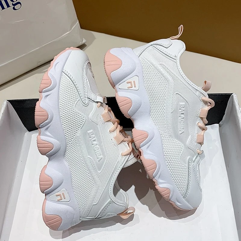 Женские кроссовки на массивной платформе модные теннисные для женщин 2020