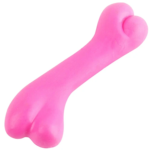 Собака Щенок резинового зубов Жевательная кость играть обучение принести