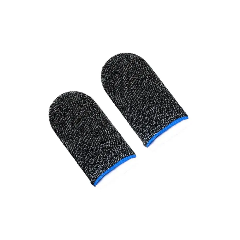 

2pcs Finger Cover Breathable Game Controller Finger Sleeve For Pubg Sweat Proof Non-Scratch Touch Screen Gaming Thumb Gloves