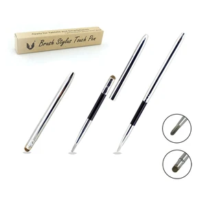 Универсальная емкостная щетка и стилус 2 в 1 для Ipad Mini Air 2 3 4, Iphone, Samsung, смартфонов, планшетов, ПК