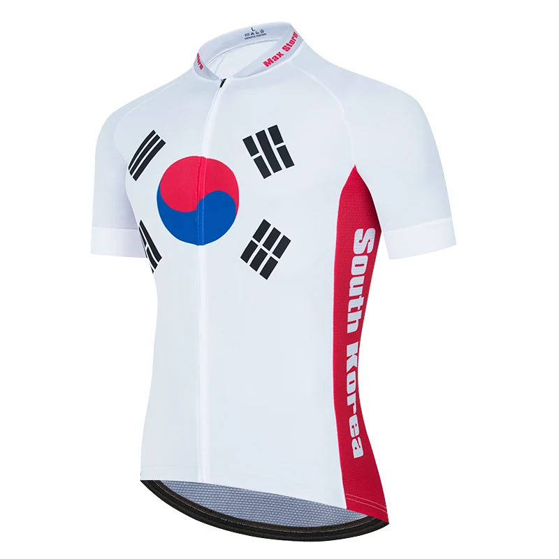 Корея Лето Высокое качество короткий рукав Велоспорт Джерси pro команда