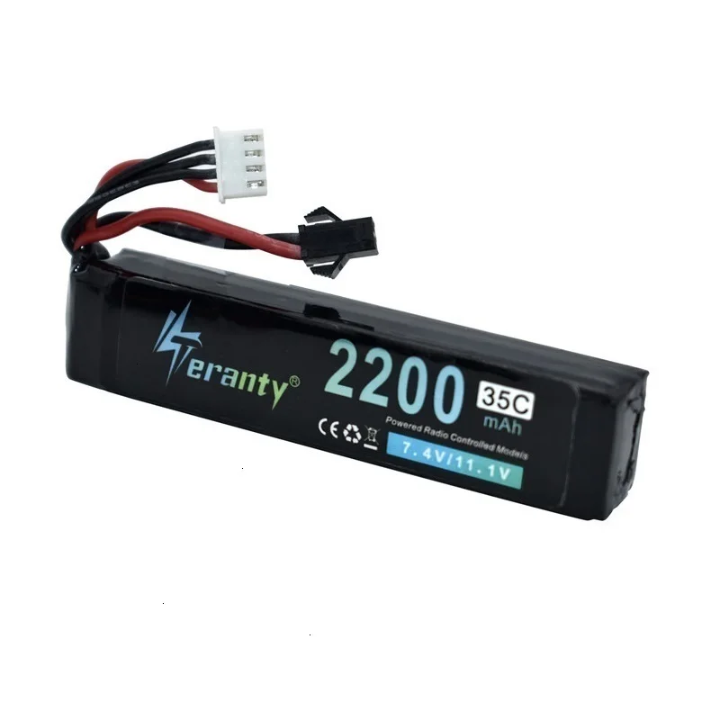 102 мм 11,1 В 2200 мАч Lipo батарея для водяного пистолета 3S 11,1 В батарея для мини страйкбола BB Воздушный пистолет электрические игрушки пистолеты запчасти 1 шт