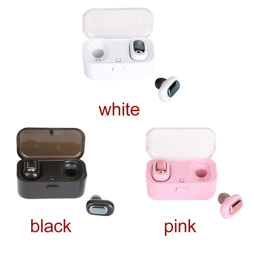 Мини беспроводные питание от батарейки громкой связи Bluetooth наушники невидимые