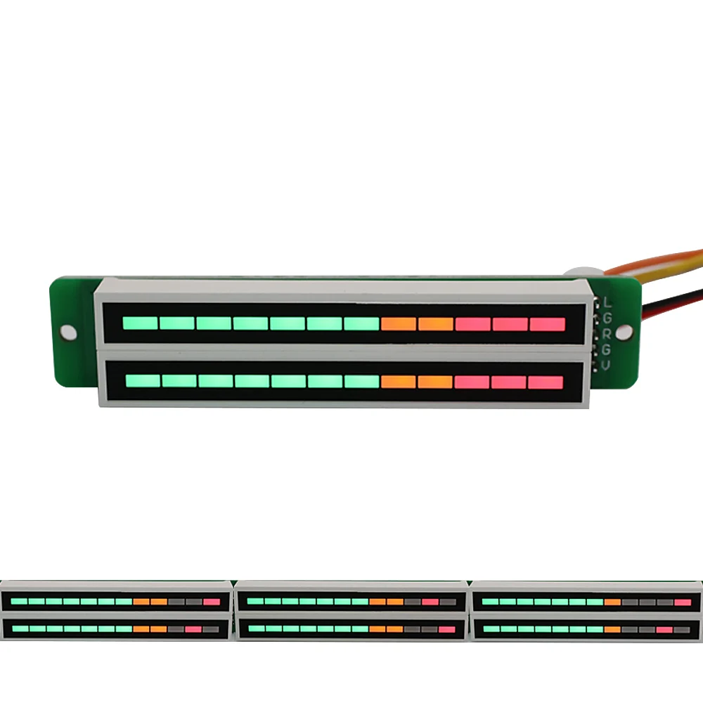 

AIYIMA Mini Dual 12 Level indicator VU Meter Stereo Amplifier Board Adjustable light Speed Board With AGC Mode Diy KITS