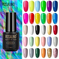 rosalind nail gel polish neon luminous hybrid varnish manicure semi permanent uv gel nail art base top coat gel nail polish new