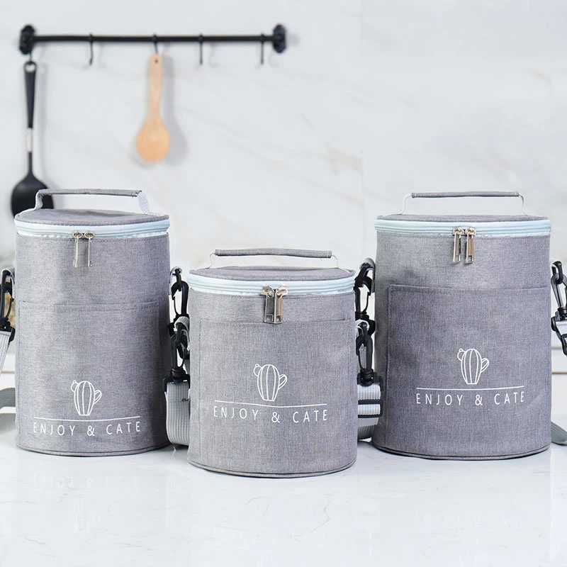 Простая Сумка для обеда Женская Офисная сумка термоупаковка водонепроницаемая